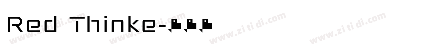 Red Thinke字体转换